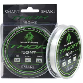 Волосінь Smart Monofilo Thor 150m (clear) 0.16mm 4lb/1.8kg, Диаметр: 0.16mm, Размотка: 150m, фото 